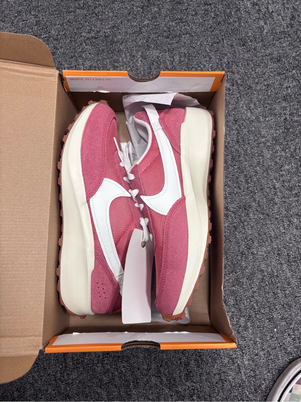 Nike Women’s Rose Pink & White Retro-Style Running Sneakers